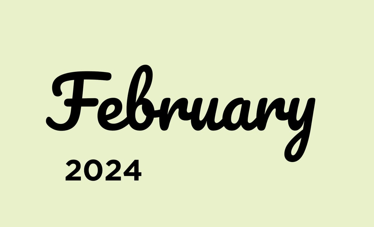 February Photo Schedule
